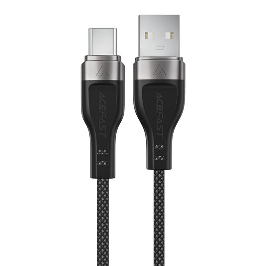 Datový a nabíjecí kabel USB-A - USB-C Acefast C11-04, 18W, 1.2m, černý