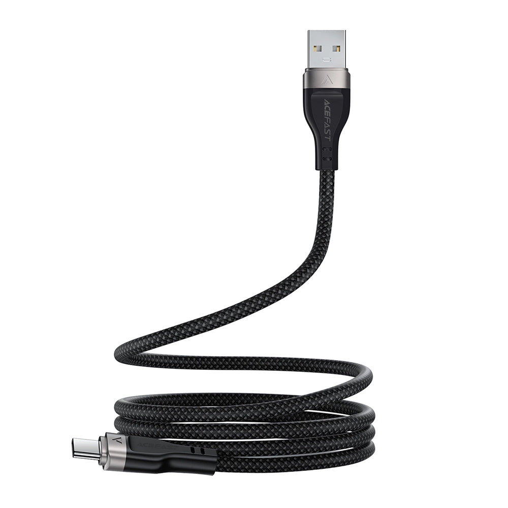 Datový a nabíjecí kabel USB-A - USB-C Acefast C11-04, 18W, 1.2m, černý