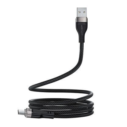 Datový a nabíjecí kabel USB-A - USB-C Acefast C11-04, 18W, 1.2m, černý