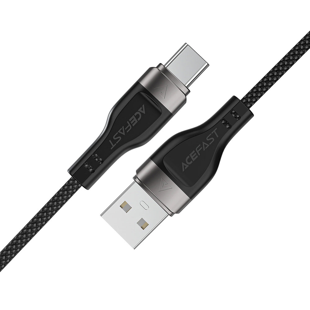 Datový a nabíjecí kabel USB-A - USB-C Acefast C11-04, 18W, 1.2m, černý