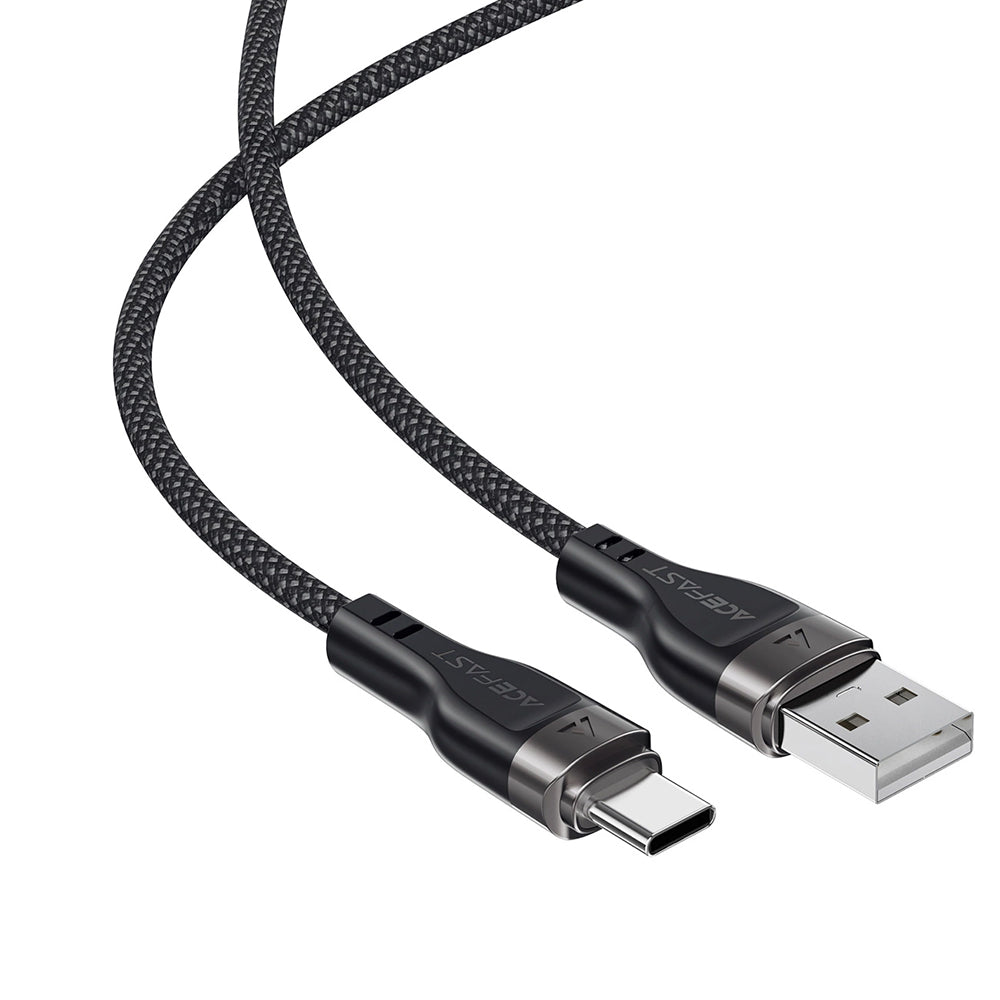 Datový a nabíjecí kabel USB-A - USB-C Acefast C11-04, 18W, 1.2m, černý