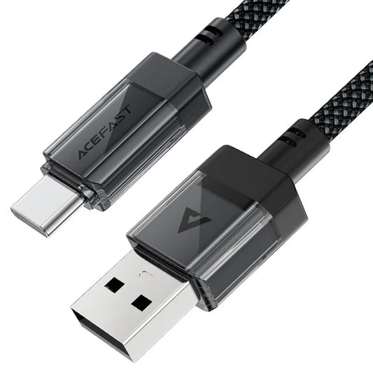 Datový a nabíjecí kabel USB-A - USB-C Acefast C12-04, 18W, 1,2m, černý