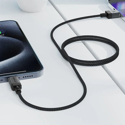 Datový a nabíjecí kabel USB-A - USB-C Acefast C12-04, 18W, 1,2m, černý