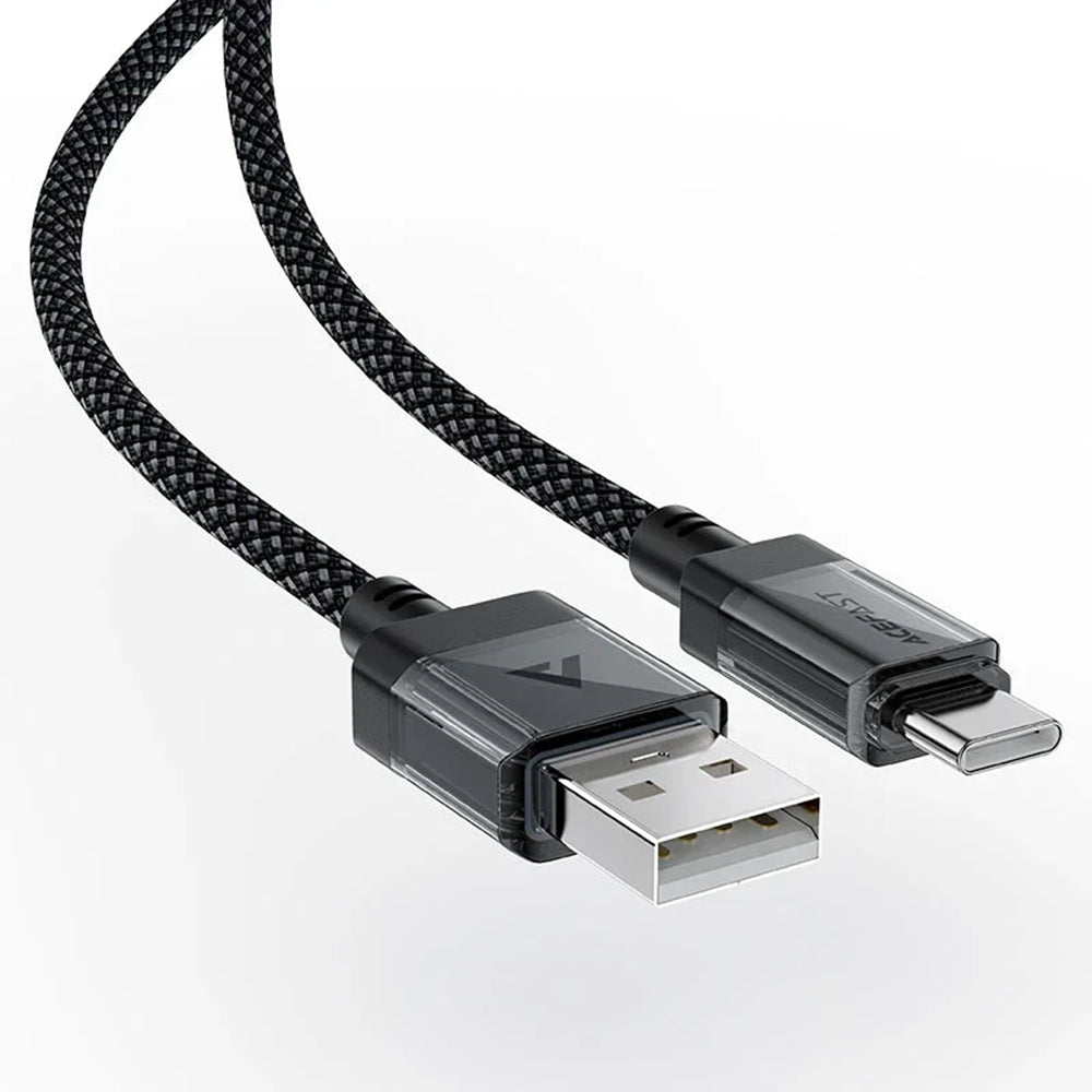 Datový a nabíjecí kabel USB-A - USB-C Acefast C12-04, 18W, 1,2m, černý