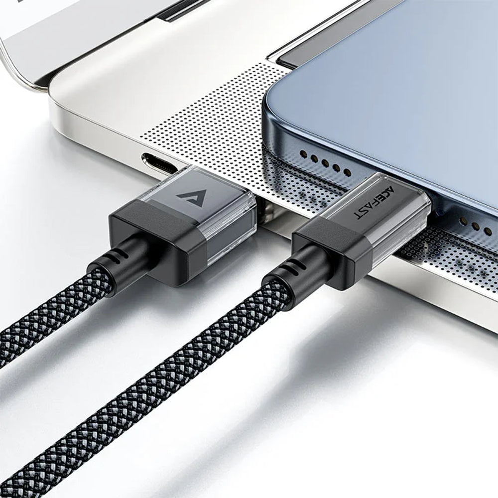 Datový a nabíjecí kabel USB-A - USB-C Acefast C12-04, 18W, 1,2m, černý