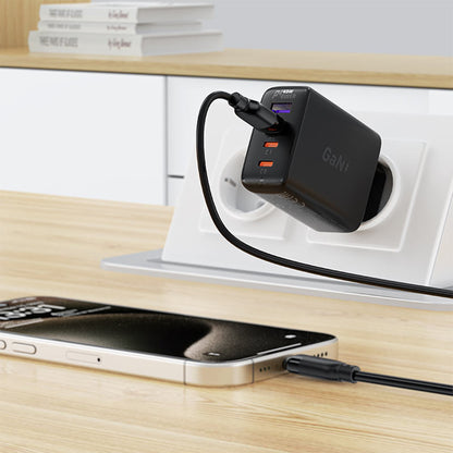 Datový a nabíjecí kabel USB-A - USB-C Acefast C16-04, 18W, 1.2m, černý