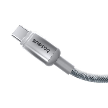 Datový a nabíjecí kabel USB-A - USB-C Baseus Discolor, 100W, 2m, Stříbrný E0420700