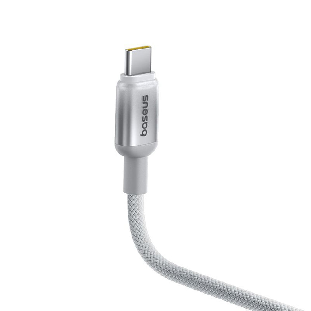Datový a nabíjecí kabel USB-A - USB-C Baseus Discolor, 100W, 2m, Stříbrný E0420700
