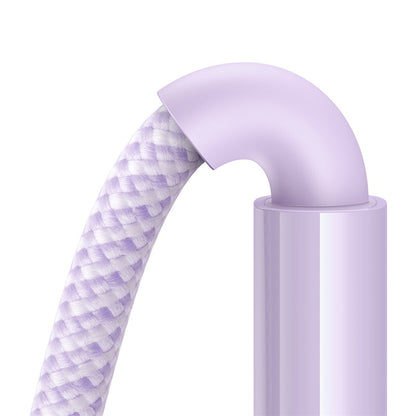 Datový a nabíjecí kabel USB-A - USB-C Baseus Display 2, 100W, 1m, Fialový P10382701511-00