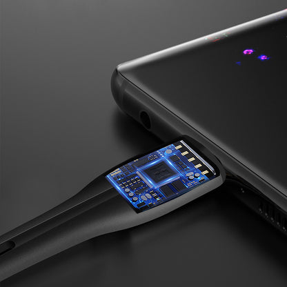 Datový a nabíjecí kabel USB-A - USB-C ColorWay CW-CBUC034, 18W, 1m, černý.