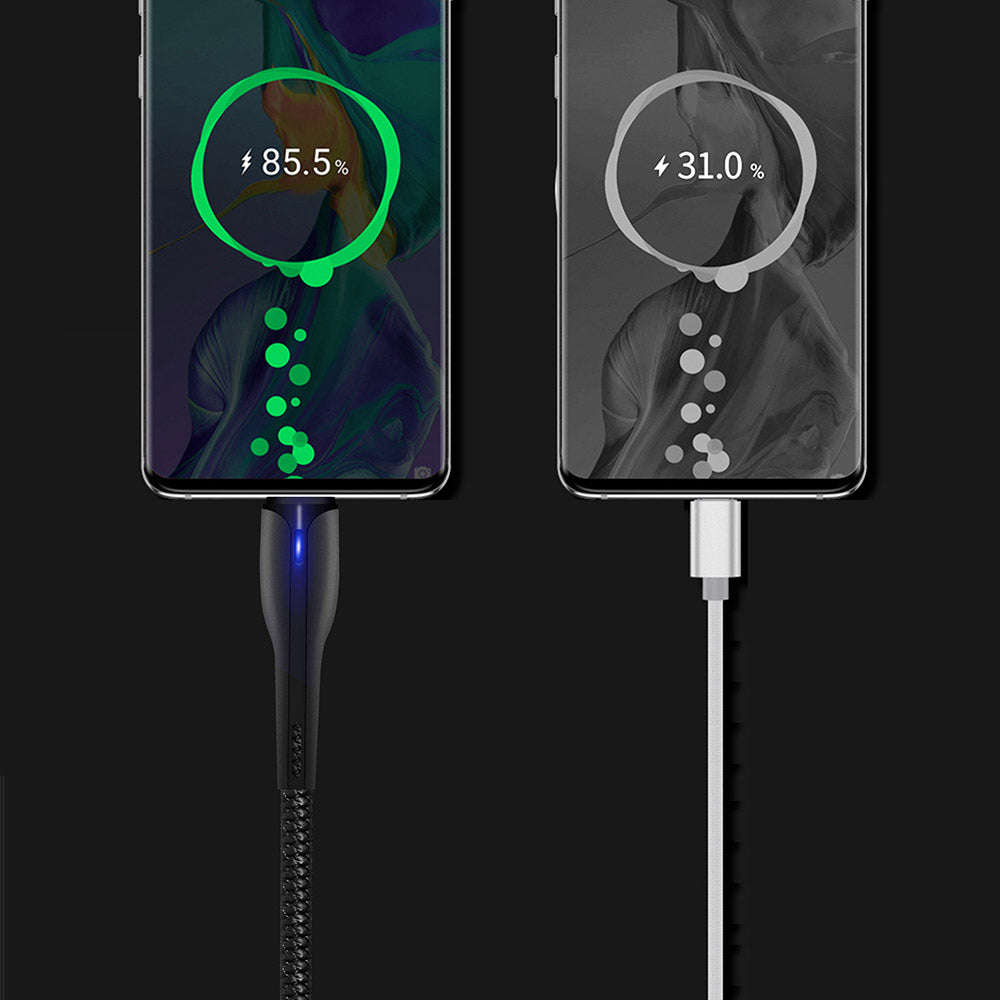 Datový a nabíjecí kabel USB-A - USB-C ColorWay CW-CBUC034, 18W, 1m, černý.