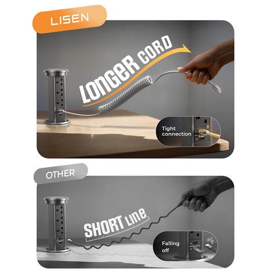 Datový a nabíjecí kabel USB-A - USB-C Lisen L114, 15W, 1m, šedý YL0125030001