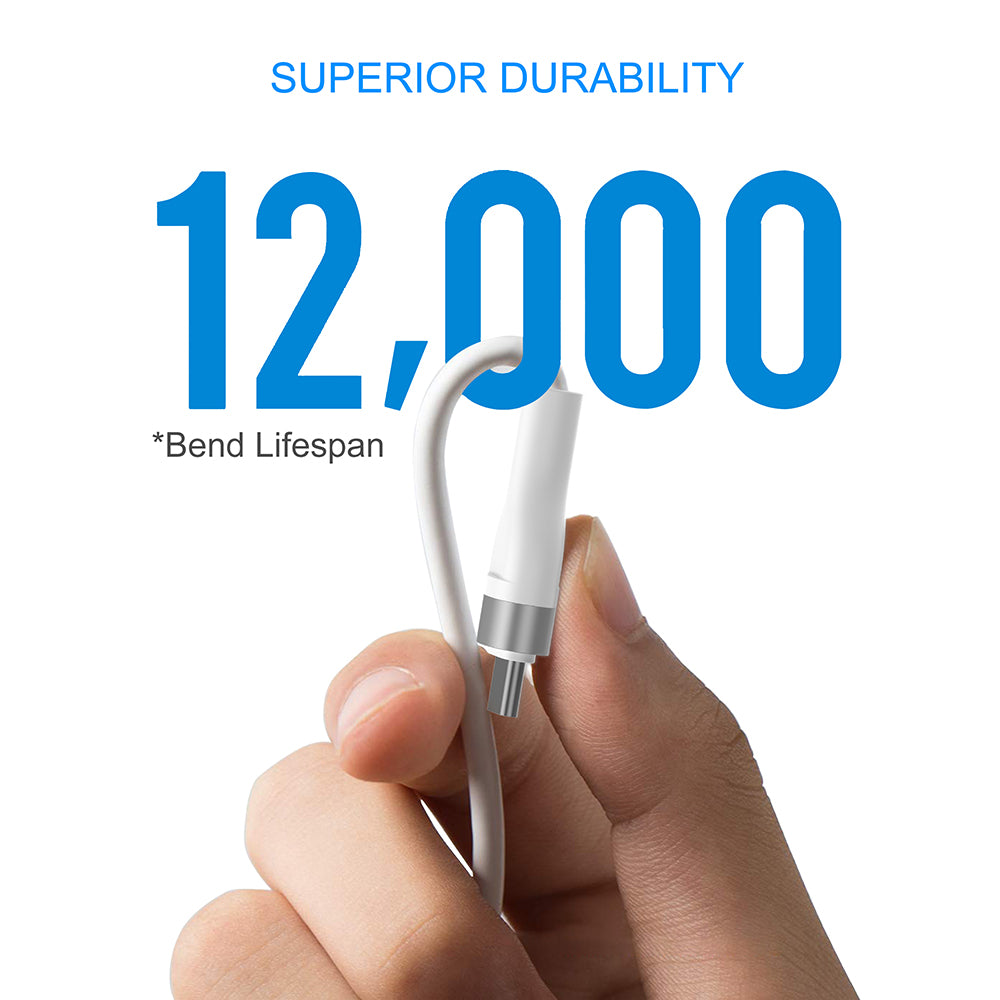 Datový a nabíjecí kabel USB-A - USB-C Lito LD02C, 18W, 1.2m, Bílý