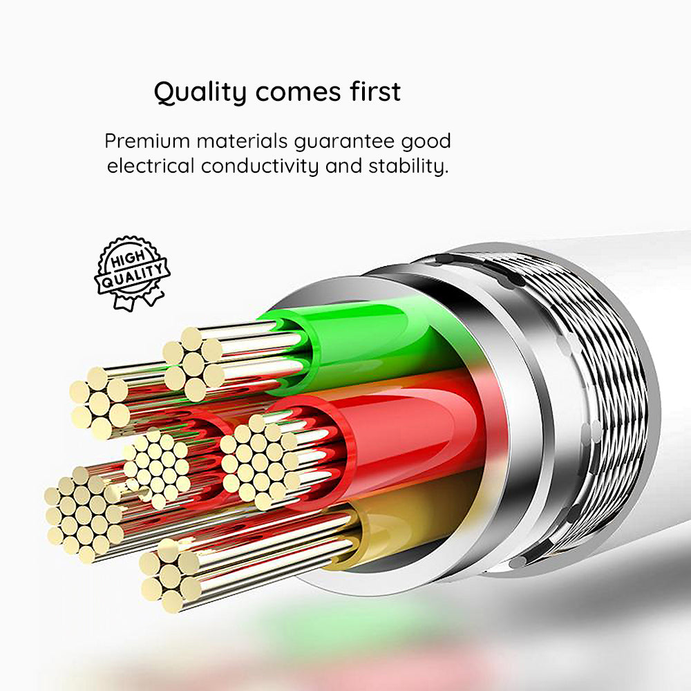 Datový a nabíjecí kabel USB-A - USB-C Lito LD03T, 18W, 1m, Bílý
