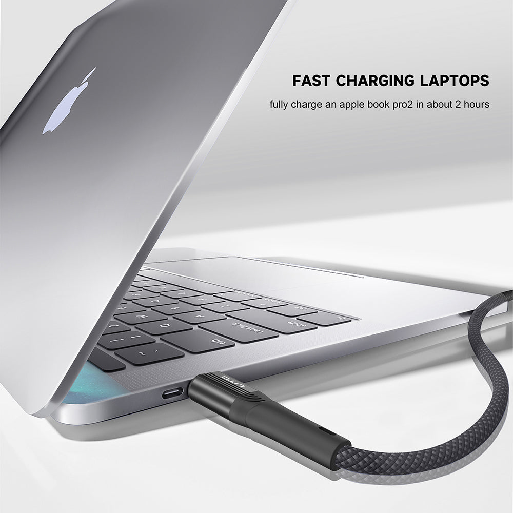 Datový a nabíjecí kabel USB-A - USB-C Lito LD14, 60W, 1m, černý