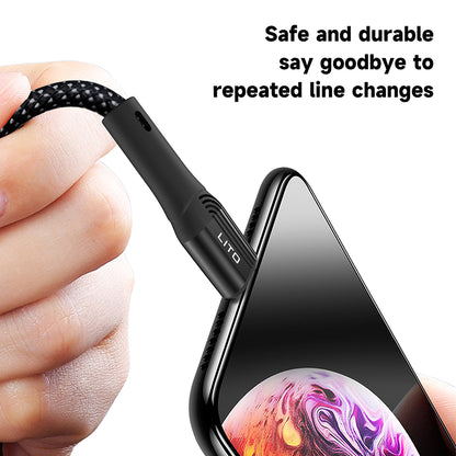 Datový a nabíjecí kabel USB-A - USB-C Lito LD14, 60W, 1m, černý