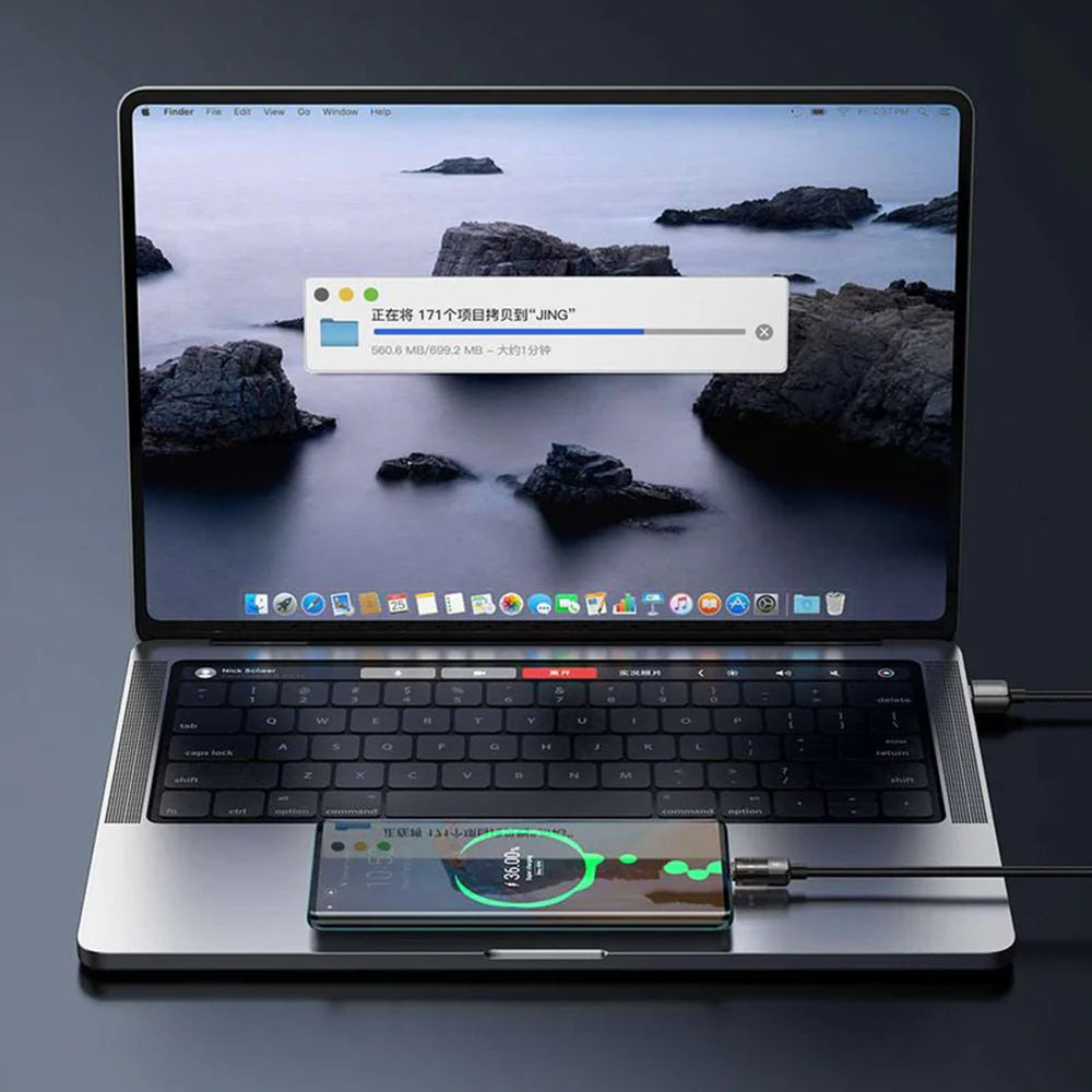 Datový a nabíjecí kabel USB-A - USB-C McDodo CA-3150 Auto Power Off, 100W, 1.2m, černý