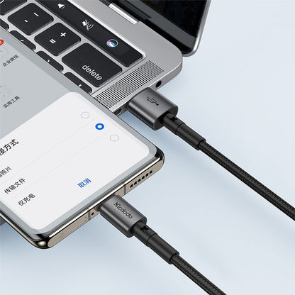 Datový a nabíjecí kabel USB-A - USB-C McDodo CA-3590, 100W, 1.2m, černý