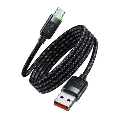Datový a nabíjecí kabel USB-A - USB-C McDodo CA-5650 Self Winding, 66W, 1.2m, černý