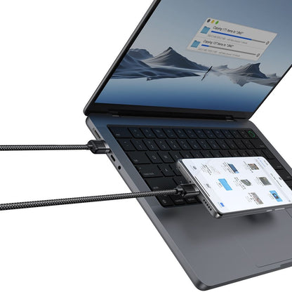 Datový a nabíjecí kabel USB-A - USB-C McDodo CA-5650 Self Winding, 66W, 1.2m, černý