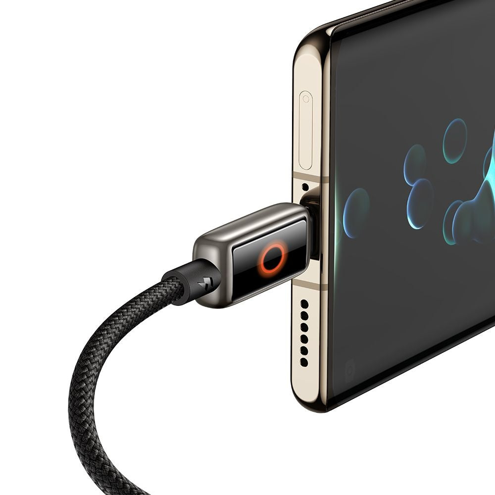 Datový a nabíjecí kabel USB-A - USB-C McDodo CA-6650 Auto Power Off, 100W, 1.2m, černý