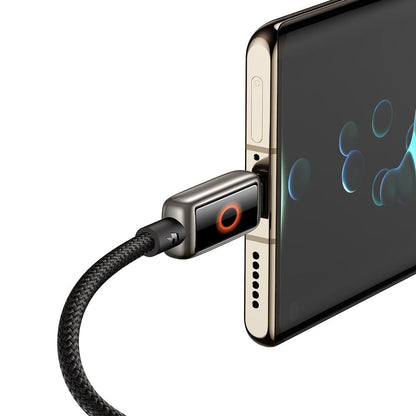 Datový a nabíjecí kabel USB-A - USB-C McDodo CA-6650 Auto Power Off, 100W, 1.2m, černý