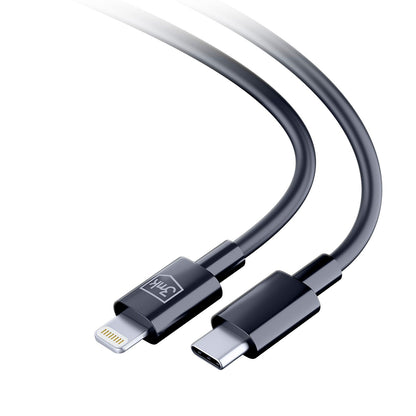 Datový a nabíjecí kabel USB-C - Lightning 3MK Hyper, 20W, 1,2m, bílý