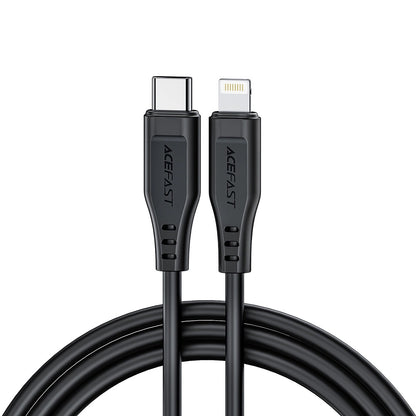USB-C to Lightning Data and Charging Cable Acefast C3-01, 30W, 1.2m, Black