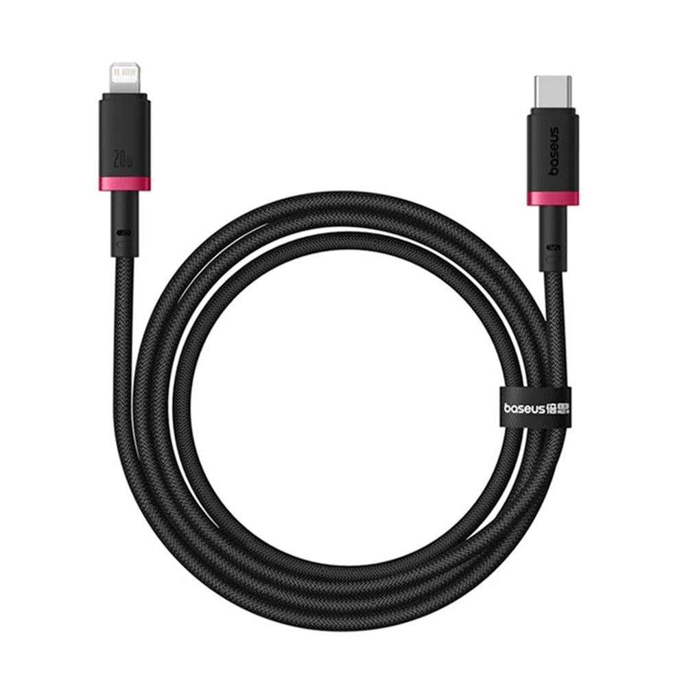 Datový a nabíjecí kabel USB-C - Lightning Baseus Dura Series, 20W, 1m, Červeno-černý P10377800U01-01
