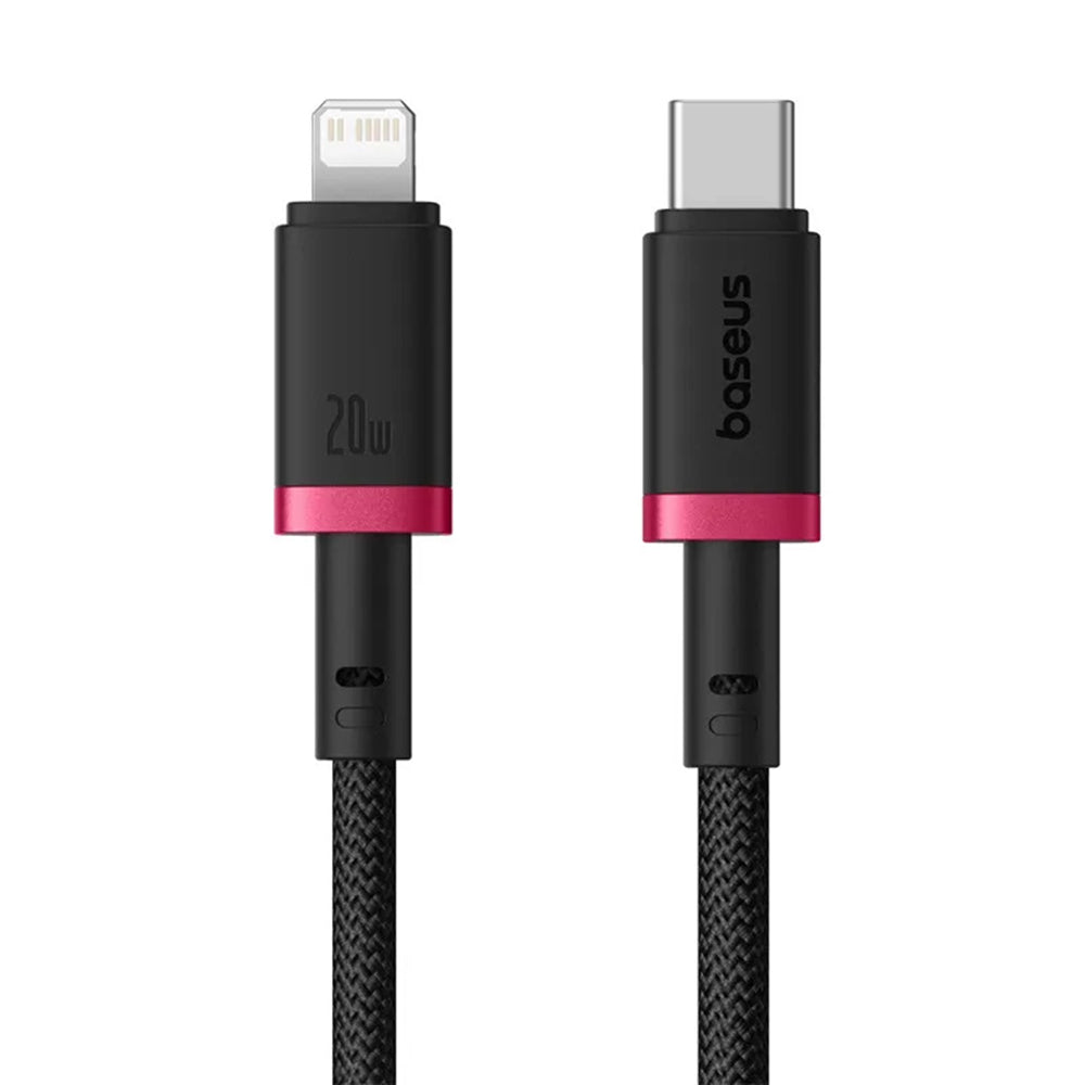 Datový a nabíjecí kabel USB-C - Lightning Baseus Dura Series, 20W, 1m, Červeno-černý P10377800U01-01