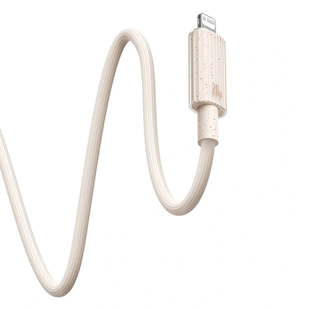 Datový a nabíjecí kabel USB-C - Lightning Baseus Habitat, 20W, 1m, zelený P10360201631-00
