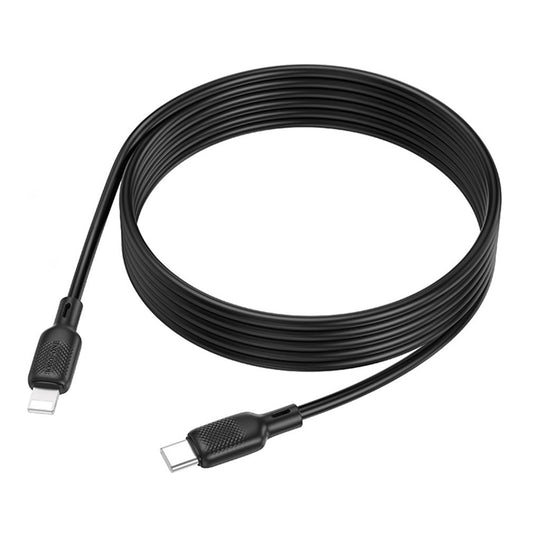 Datový a nabíjecí kabel USB-C - Lightning Borofone BX113 Lenny, 27W, 2m, černý