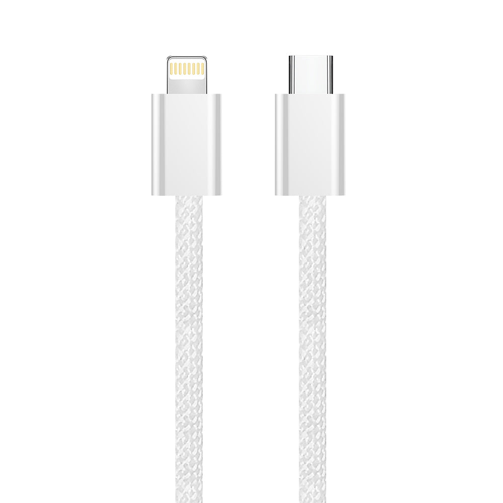 Datový a nabíjecí kabel USB-C - Lightning ColorWay CW-CBPDCL061, 27W, 1m, šedý