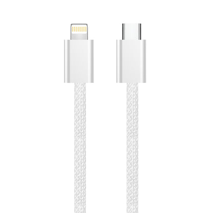 Datový a nabíjecí kabel USB-C - Lightning ColorWay CW-CBPDCL061, 27W, 1m, šedý