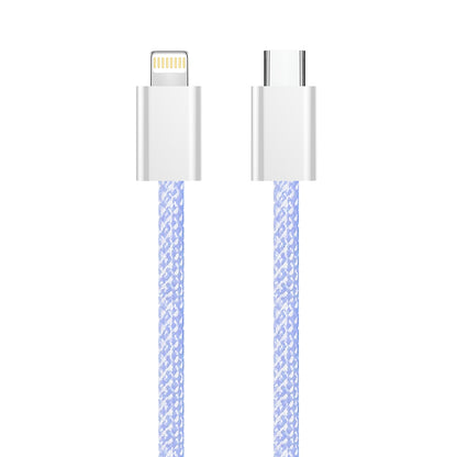 Datový a nabíjecí kabel USB-C - Lightning ColorWay CW-CBPDCL061, 27W, 1m, Fialový