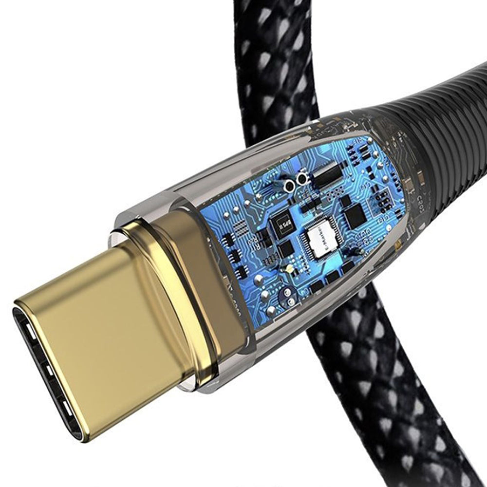 Datový a nabíjecí kabel USB-C - Lightning Lito LD01, 27W, 1.2m, černý