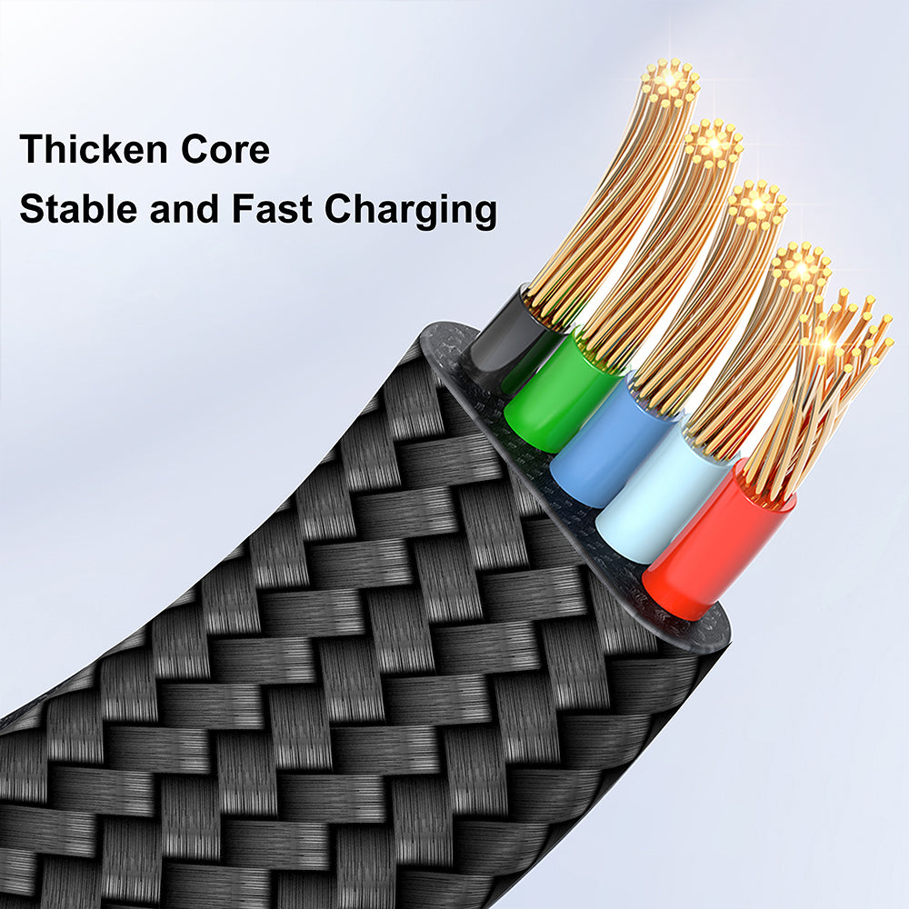 Datový a nabíjecí kabel USB-C - Lightning Lito LD11CL, 30W, 1m, černý