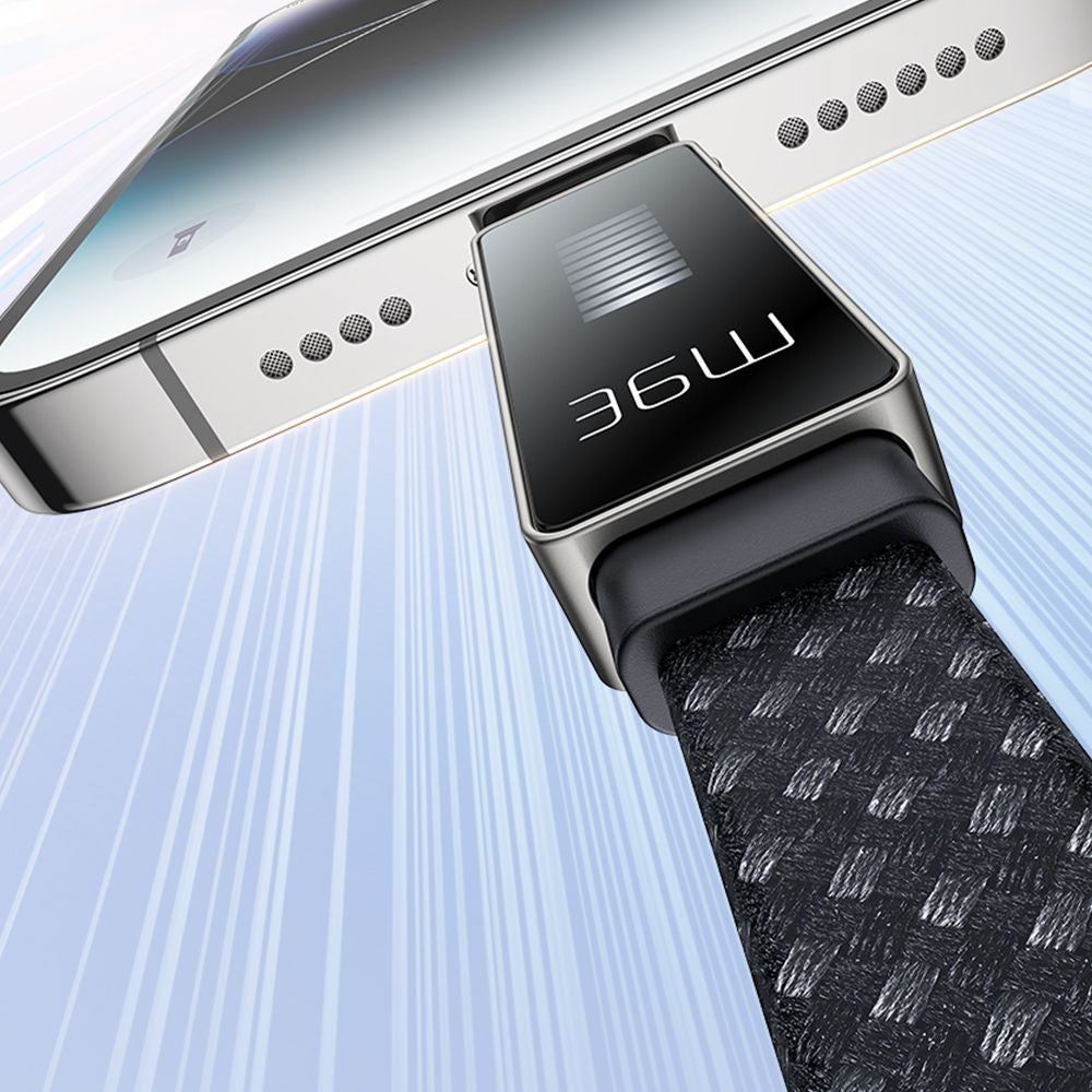 Datový a nabíjecí kabel USB-C - Lightning McDodo CA-4960 Rythm Display, 36W, 1.2m, Černý