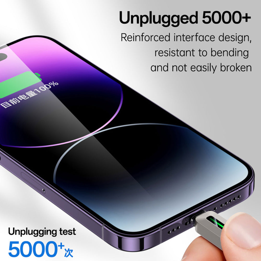 Datový a nabíjecí kabel USB-C - Lightning Yesido CA199, 27W, 1,2m, černý