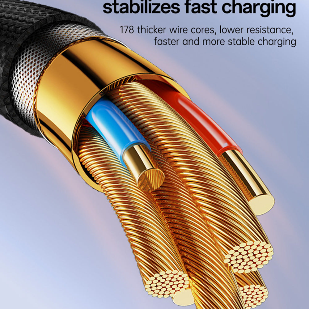 Datový a nabíjecí kabel USB-C - Lightning Yesido CA199, 27W, 1,2m, černý