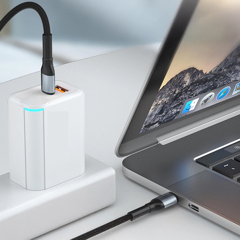 Datový a nabíjecí kabel USB-C - USB-C 3MK Hyper N, 60W, 2m, černý