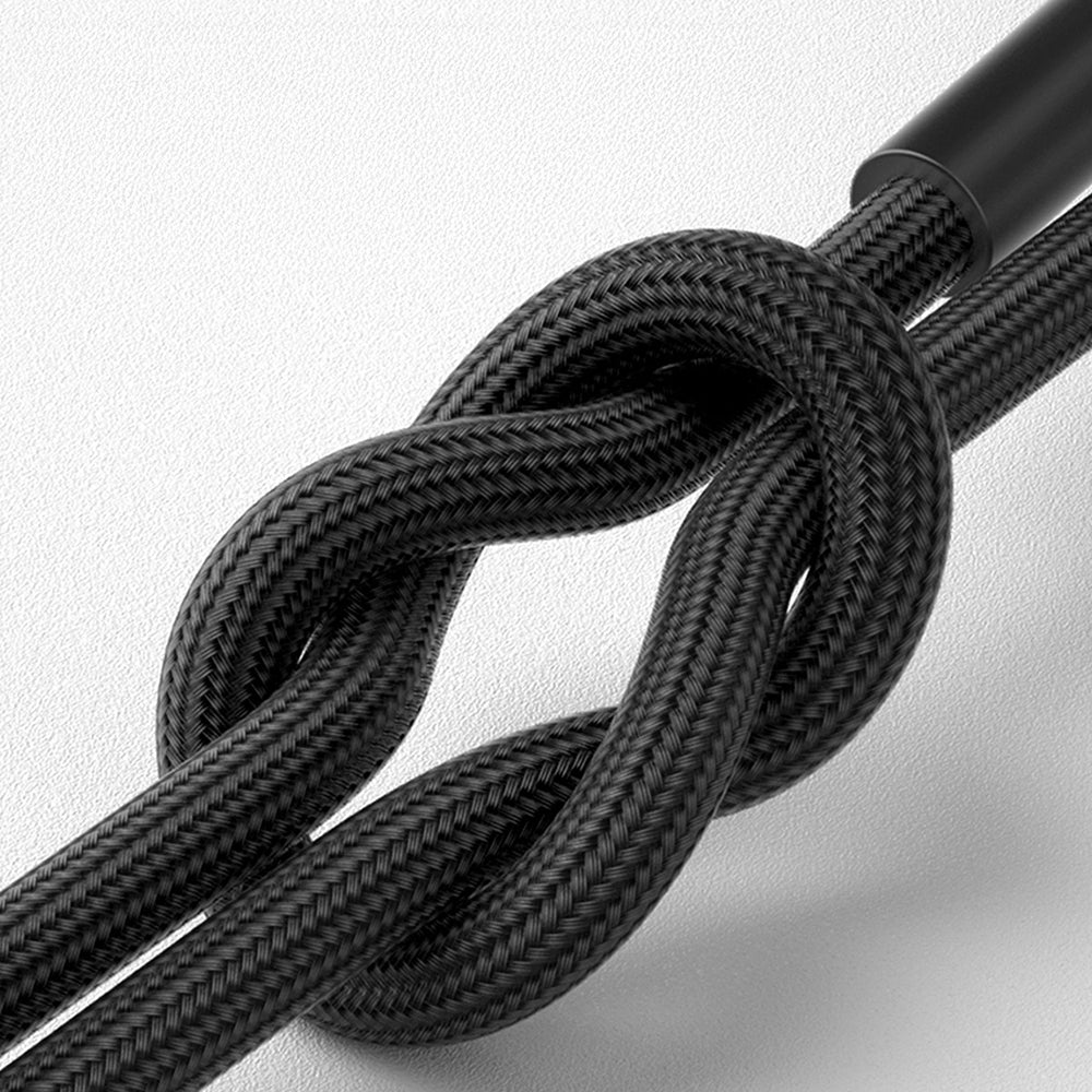 Kabel pro data a nabíjení USB-C - USB-C 3MK Hyper N Angled, 60W, 2m, černý