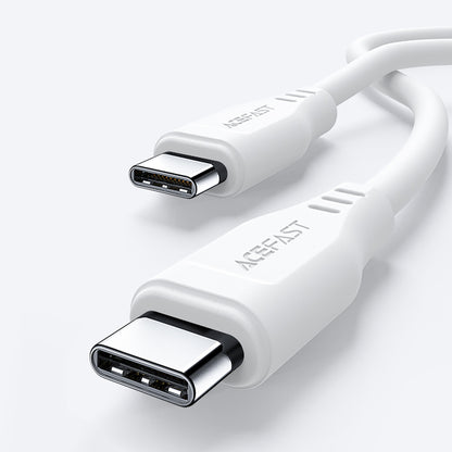 Datový a nabíjecí kabel USB-C - USB-C Acefast C3-03, 60W, 1.2m, bílý