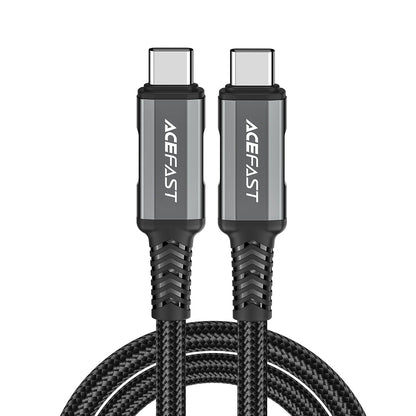 USB-C Data and Charging Cable - USB-C Acefast C1-09, 240W, 1m, Gray