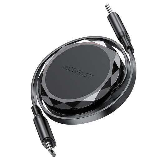 Datový a nabíjecí kabel USB-C - USB-C Acefast C13-03, 60W, 0.8m, černý