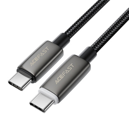 Datový a nabíjecí kabel USB-C - USB-C Acefast C23-03, 60W, 1.2m, černý.