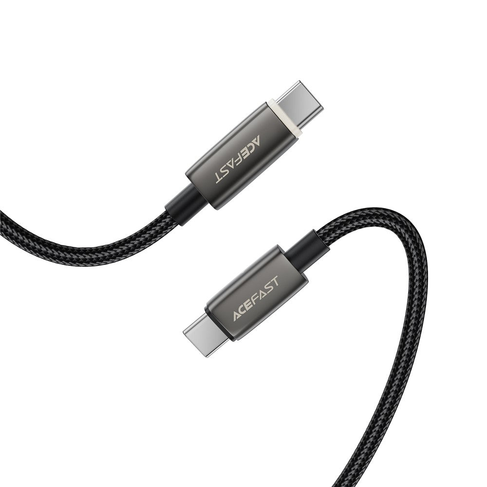 Datový a nabíjecí kabel USB-C - USB-C Acefast C23-03, 60W, 1.2m, černý.