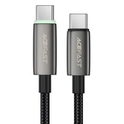Datový a nabíjecí kabel USB-C - USB-C Acefast C23-03, 60W, 1.2m, černý.