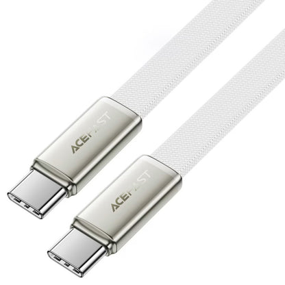 Datový a nabíjecí kabel USB-C - USB-C Acefast C24-03, 60W, 1.2m, Bílý