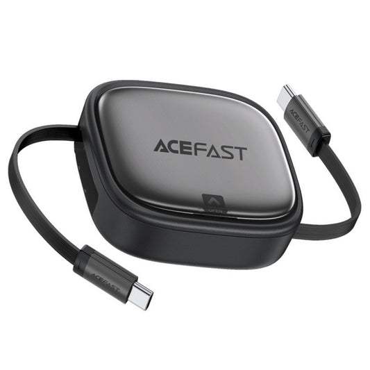 Datový a nabíjecí kabel USB-C - USB-C Acefast Travel J3, 60W, 0,95m, černý
